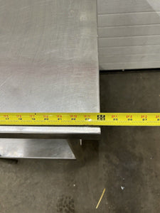 Winholt DTS 2430 16 Ga. Stainless Steel Table W/ SS Under Shelf 24x30x33