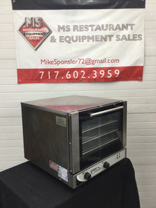 Global Solutions EKFA-312S, Electric Countertop 1/2 Pan Conv Oven Works 115v 1Ph