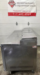True TPP67 Pizza Prep Table 9 Pans Two door 67” Wide Refurbished