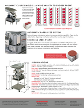 Load image into Gallery viewer, The Hollymatic Forming and Portioning Super Patty Machine