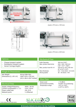 Load image into Gallery viewer, S.A.M. X3i FBW Fully Automatic Slicing Machine and Stacker with Conveyor Belt, i-Matic Product Holder and Scale