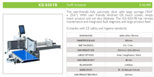 Load image into Gallery viewer, S.A.M X3i 650 FB Fully Automatic Slicer and Stacker with Large Carriage Ideal for Bacon