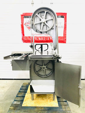 MODEL 3334SS-4003 MEAT SAW 208V 3ph 124” Blade Refurbished Tested/ Working!
