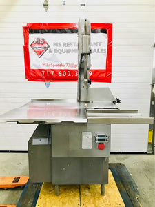 MODEL 3334SS-4003 MEAT SAW 208V 3ph 124” Blade Refurbished Tested/ Working!