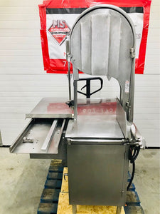 MODEL 3334SS-4003 MEAT SAW 208V 3ph 124” Blade Refurbished Tested/ Working!