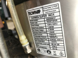 Dupray Carmen Super Inox Steam Cleaner / Extractor (New Open Box).