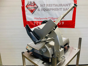 Hobart HS9N-1 13” 3 Speed w/ 3 Stroke Lengths Automatic Deli Slicer w Sharpener Refurbished