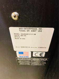 NSS Charger 2717DB Battery Burnisher 381hrs. Tested & Working!