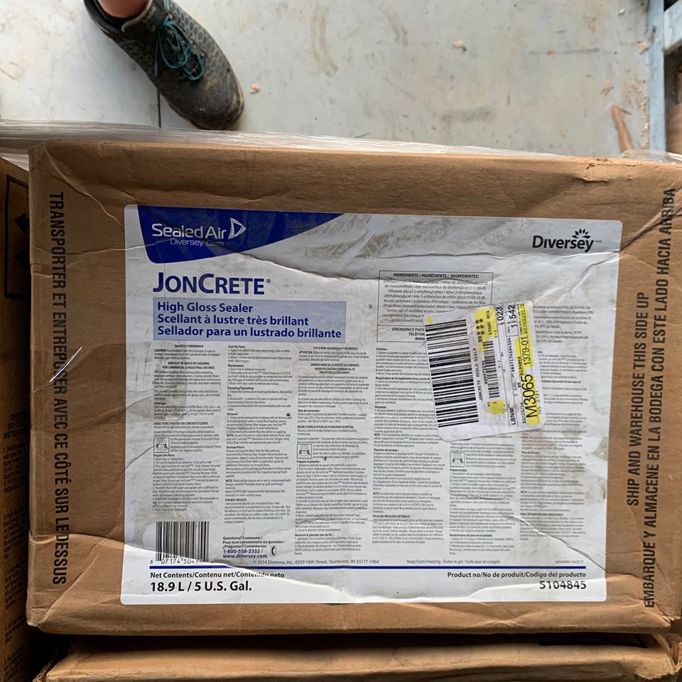 Diversey JonCrete® 5 gal High Gloss Floor Sealer Manufacturer Part #51 ...