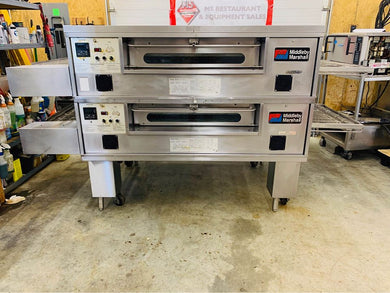 Middleby Marshall PS570G Nat Gas Double Deck Conveyor Pizza Ovens Fully Refurbished!!!