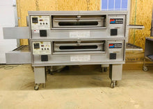 Load image into Gallery viewer, Middleby Marshall PS570G Double Stack Conveyor Pizza Ovens Tested / Working!