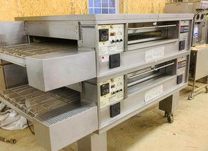 Middleby Marshall PS570G Double Stack Conveyor Pizza Ovens Tested / Working!
