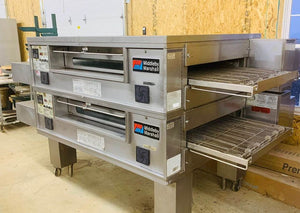 Middleby Marshall PS570G Double Stack Conveyor Pizza Ovens Tested / Working!
