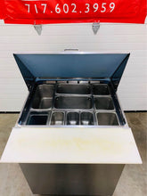Load image into Gallery viewer, Delfield 4427NP-12M 27&quot; Sandwich/Salad Prep Table w/ Refrigerated Base, 115v