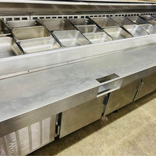 Load image into Gallery viewer, TRAULSEN 120-INCH 4-DOOR 3-HOOD REFRIGERATED PREP TABLE