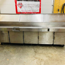 Load image into Gallery viewer, TRAULSEN 120-INCH 4-DOOR 3-HOOD REFRIGERATED PREP TABLE