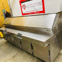 Load image into Gallery viewer, TRAULSEN 120-INCH 4-DOOR 3-HOOD REFRIGERATED PREP TABLE