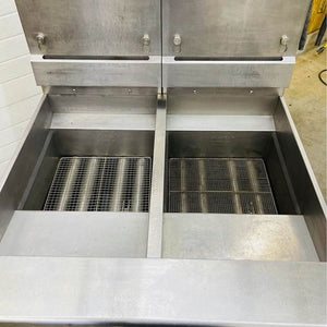 Pitco PH-SSHF55 Double Solstice Supreme Nat Gas Fryer with Filtration Clean Tested & Working!