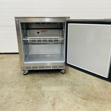 Load image into Gallery viewer, Beverage Air UCR27-23 27” Undercounter Refrigerator on casters. Tested &amp; Working!