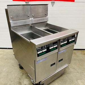 Pitco PH-SSHF55 Double Solstice Supreme Nat Gas Fryer with Filtration Clean Tested & Working!