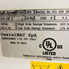 Load image into Gallery viewer, Aquamac 200 Water Chiller w/ STM Techniques Domix 45APS