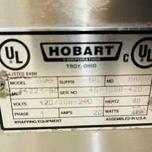 Load image into Gallery viewer, Hobart AWS -1LR Automatic Meat Wrapping W/ Scale &amp; Printer Tested &amp; Working!