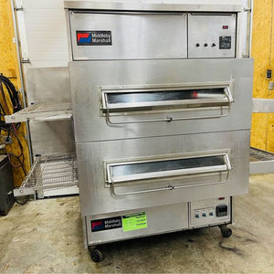 Middleby Marshall PS360WB Gas 40” Wide Belt DBL Stack Conveyor Ovens Tested & Working!