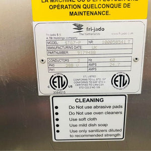 Fri-Jado STG7-P (Hobart) Double Stack Chicken / Rib Rotisserie Oven 208v 3ph Refurbished Working!