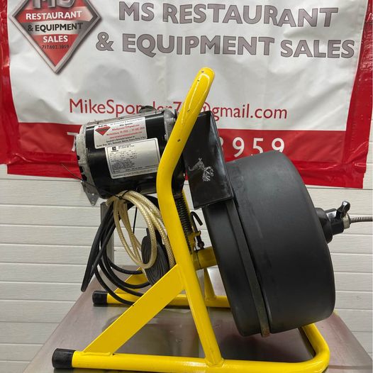 Cobra model 400 Cable Drum Machine / Drain CleanerFor: Sinks, Showers – MS  Restaurant & Equipment Sales