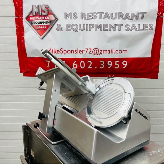 Bizerba GSPHD 2015 Automatic Meat Cheese Deli Slicer W/ Sharpener Refurbished Tested & Working!