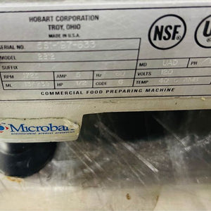 Hobart 2812 Manual Meat Deli Slicer Fully Refurbished!