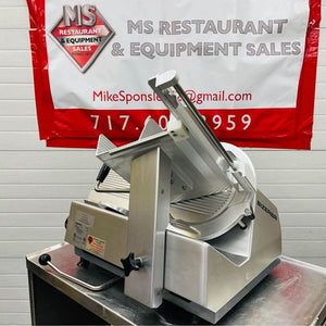 BIZERBA  2015 GSP-HD AUTOMATIC GRAVITY FEED 13” DELI  SLICER W/ SHARPENER REFURBISHED WORKING!