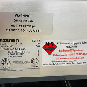 Bizerba 2014 GSP-HD Slicer Fully Refurbished!
