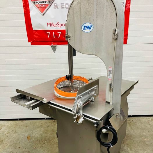 Biro 3334SS-4003 MEAT SAW 3ph 208/220V 3HP REFURBISHED TESTED & WORKING! W/blades