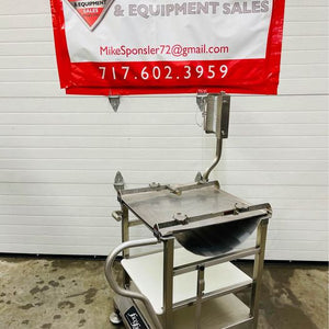 Face To Face Slicer Deli Buddy Mobile Stainless Cart