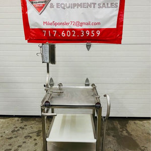 Face To Face Slicer Deli Buddy Mobile Stainless Cart