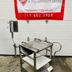 Face To Face Slicer Deli Buddy Mobile Stainless Cart
