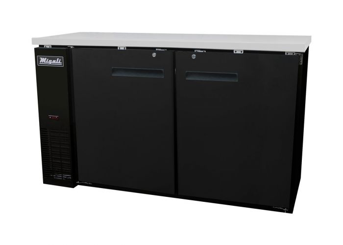 Migali C-BB60-HC 60″ Solid Door Back Bar Refrigerator