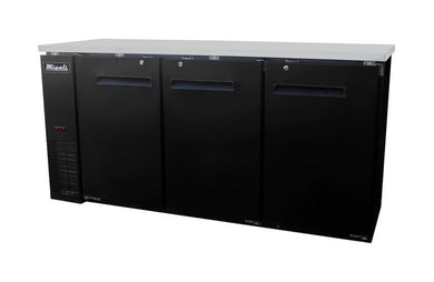 Migali C-BB72-HC 72″ Solid Door Back Bar Refrigerator