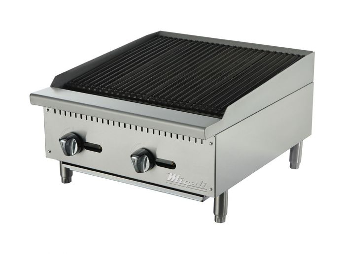 Migali C-CR24 24″ Wide Char-Rock Broiler - 70,000 BTU