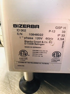 Bizerba 2012 GSP-H Manual Meat Cheese Deli Slicer, W/ Sharpener. Great Condition