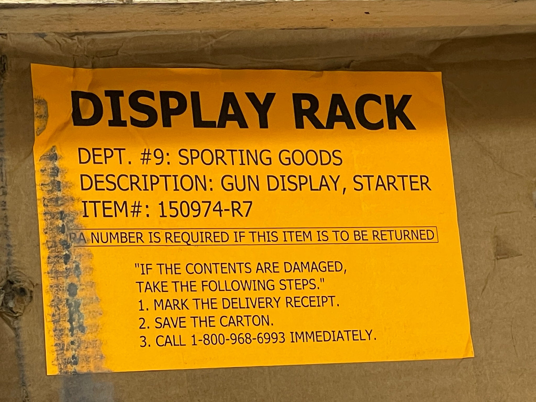 Rotating Rifle Display Case NEW Gun / Rifle Display Case. Lighted, Rotating, Locking, Glass. 18 Gu ...