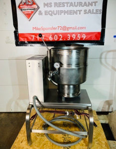 Groen TDB-40A 10 gal Steam Kettle - Manual Tilt, 2/3 Jacket, 240v/1ph