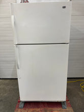 Load image into Gallery viewer, Maytag M1TXEGMYW Freestanding Top Freezer Refrigerator with 20.6 cu. ft. Tested &amp; Working