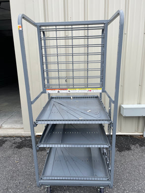 National Cart Co. Stocking Carts w/Dividers on Casters