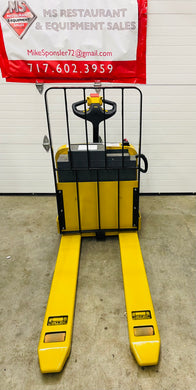 2012 Yale MPW050 5000 LB Electric Walkie Pallet Jack 1195 HRS
