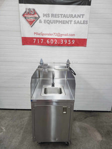 QualServe NSF Sink Stainless Steel Refurbished Works Great