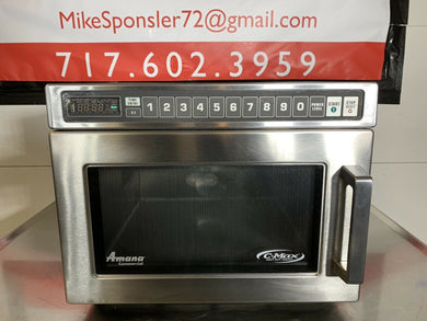 Amana HDC212 C- Max Heavy Duty Commercial Microwave 2100Watt Tested & Working!