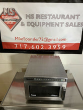 Load image into Gallery viewer, Amana HDC212 C- Max Heavy Duty Commercial Microwave 2100Watt Tested &amp; Working!