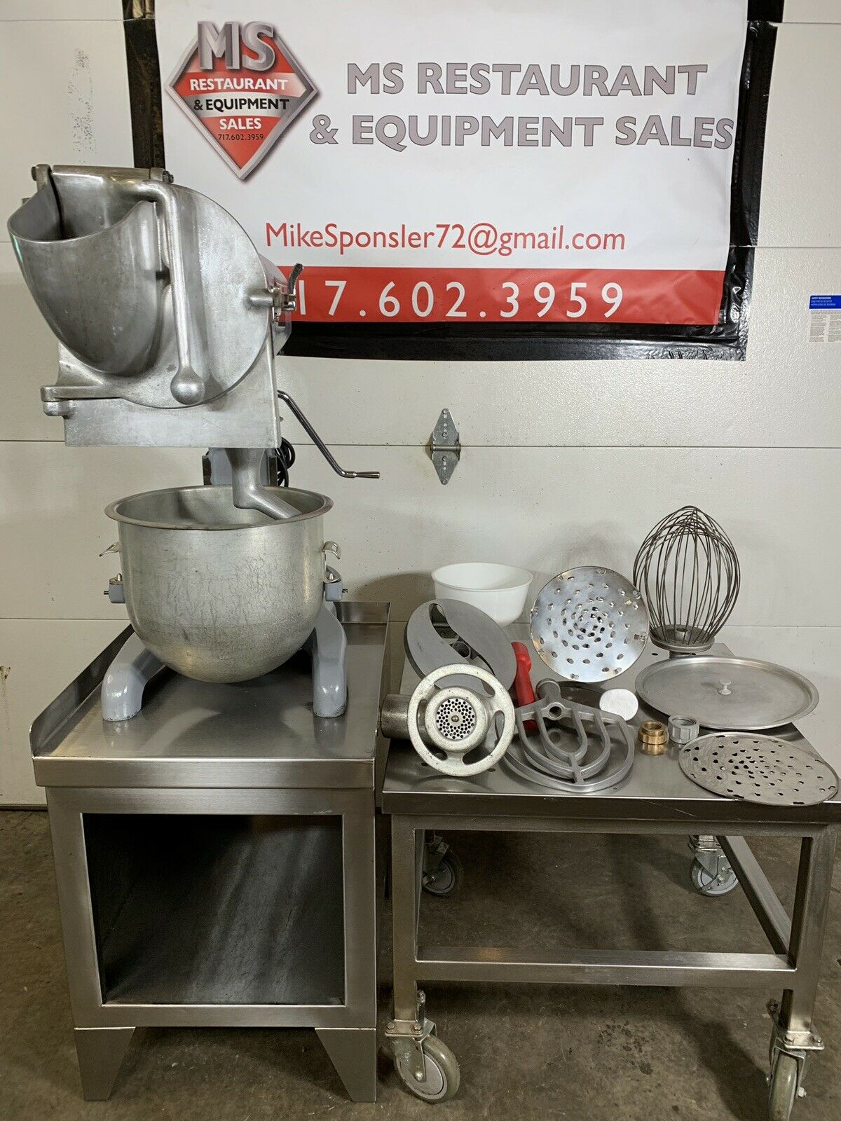 Hobart A-200T Commercial 20 QT Bakery Baking Dough Mixers with